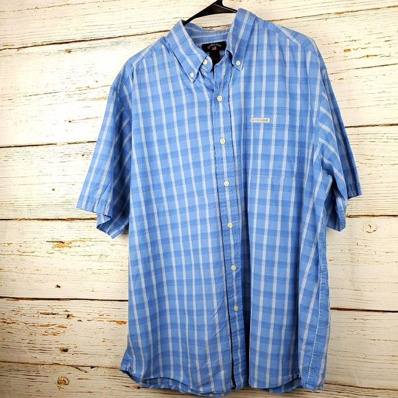 US Polo Assn Plaid Short Sleeve Shirt - Picture 2 of 5